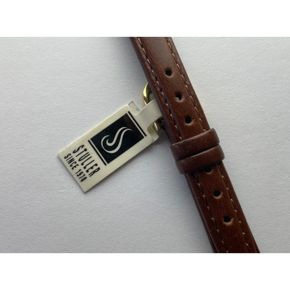 Stuller‎ 12mm Saddle Leather Ladies Brown Watch Band